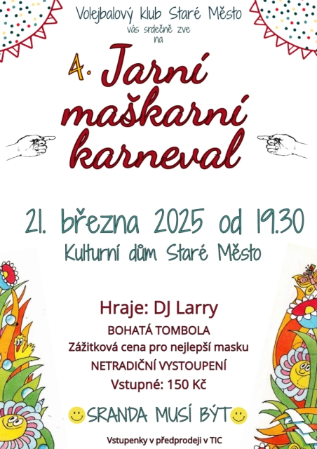 Akce - 4.Jarní maškarní karneval